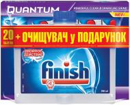 Таблетки для ПММ Finish PowerBall Quantum 20 шт. + очиститель Machine Cleaner 250 мл в подарок 0,25 л