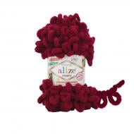 Пряжа для вязания Alize Puffy №987 бордовый 5014
