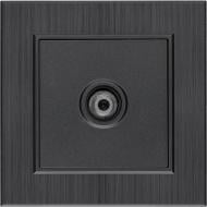 Механизм розетки TV оконечная IP20 дымчатый 57050027