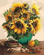 Картина по номерам Волшебный букет подсолнухов Идейка