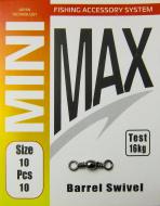 Вертлюг MiniMax Barrel Swivel 10 шт. YM-1707-10