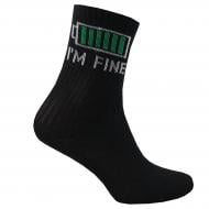 Шкарпетки дитячі унісекс Premier Socks BYE-I`M FINE р. 23-25 чорний