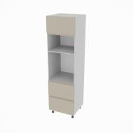 Шкаф під духовку та НВЧ-піч Влада ( П 60 ДШ п/мікрохв. (720) FAVORIT права) айворі/попелястий Світ Меблів Шкаф під духовку та НВЧ-піч Влада ( П 60 ДШ п/мікрохв. (720) FAVORIT права) айворі/попелястий Світ Меблів