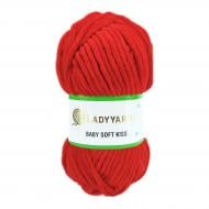 Пряжа для вязания Lady Yarn Baby Soft Kiss SL1009 Elite красный 1446