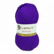 Пряжа для вязания Lady Yarn Muffin AHB039 Elite аметистовый 2523 Пряжа для вязания Lady Yarn Muffin AHB039 Elite аметистовый 2523