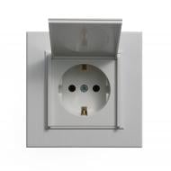 Механизм розетки с заземлением Makel Karea IP20 белый 57001029
