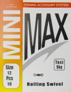 Вертлюг MiniMax Rolling Swivel 10 шт. YM-1001-12
