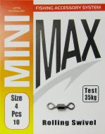 Вертлюг MiniMax Rolling Swivel 10 шт. YM-1001-4