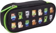 Пенал школьный AC5 Minecraft Multi Characters Minecraft черно-зеленый Пенал школьный AC5 Minecraft Multi Characters Minecraft черно-зеленый