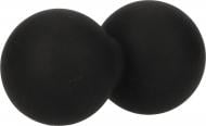 Масажний м'яч Endurance Silicone Peanut Ball чорний E252055-1001