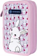 Пенал школьный AC2 Sweet Bunny ASTRABAG розовый с рисунком