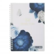 Зошит для записів Forme ARABESKI А5 80 арк. клітинка темно-синій