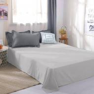 Простынь 14-4203 Light Grey 2 шт. 220x200 см светло-серый Zastelli