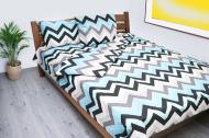 Комплект постельного белья Зигзаг евро мультиколор Zastelli
