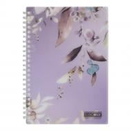 Зошит для записів Forme ARABESKI А5 80 арк. клітинка сливовий