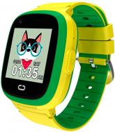 Смарт-часы детские Canyon Sunny KW-48 Video 4G GPS Games Music Yellow/Green (CNE-KW48YG)