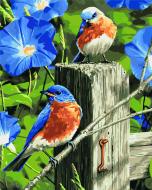 Картина по номерам Весенние гости Идейка