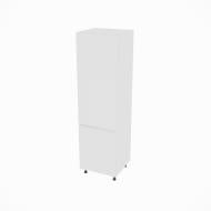 Шкаф под холодильник Влада (П 60 Х (720)левая) белый шелк/белый Світ Меблів