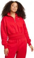 Джемпер Nike W NSW PHNX FLC QZ CROP DQ5767-657 р.S красный