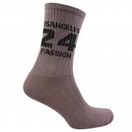 Носки детские унисекс Premier Socks высокие "24" с рубчиком по стопе р. 23-25 коричневый