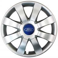 Колпак для колес SJS Ford 323 R15" 4 шт. серебряный