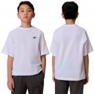 Футболка 4F 4FJWSS26TTSHM3293-10S р.146 білий