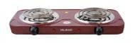 Плита электрическая настольная Milano HP-1025BR на 2 зони нагріву