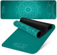 Коврик для йоги и фитнеса 4fizjo (P-5905973404396) 183х61х0,15 см зеленый