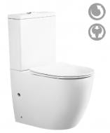 Унітаз-компакт Imprese Компакт LESNA N пристінний, 62*36*80см, з сидінням SLIM slow-closing, 3/4,5л