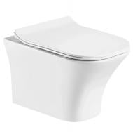 Унітаз підвісний VOLLE LOBO Rimless 49*34*36см, сидіння Duroplast slow-closing Унітаз підвісний VOLLE LOBO Rimless 49*34*36см, сидіння Duroplast slow-closing