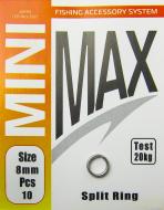 Заводное кольцо MiniMax Spirit Ring 10 шт. 8мм YM-6008-8