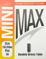 Трубка обтискова MiniMax Double Brass Tube 10 шт. 1.5*3.2*10мм D YM-6020-1,5