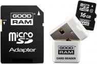 Карта пам'яті Goodram microSDHC 16GB Class 10 3 в 1 (USDR416GBC10R9)