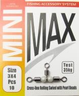 Вертлюг MiniMax Gross-line rolling swivel 10 шт. 3*4 YM-1027-3,4