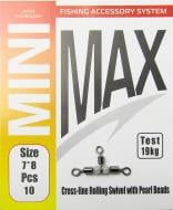 Вертлюг MiniMax Gross-line rolling swivel 10 шт. 7*8 YM-1027-7,8