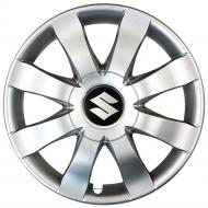 Колпак для колес SJS Suzuki 323 R15" 4 шт. серебряный