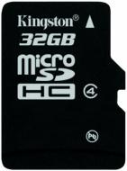 Карта памяти Kingston microSDHC 32GB (SDC4/32GBSP)