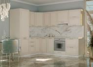 Кухня модульна ROKO Марсель кутова МДФ 2×2м слонова кістка/білий Кухня модульна ROKO Марсель кутова МДФ 2×2м слонова кістка/білий