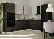 Кухня модульна ROKO Руна пряма ДСП 2,65×2,65м макіато/дуб вінтаж/білий Кухня модульна ROKO Руна пряма ДСП 2,65×2,65м макіато/дуб вінтаж/білий