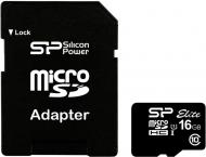 Карта пам'яті Silicon Power microSDHC 16GB Class 10 UHS-I Elite + SD adapter (SP016GBSTHBU1V10SP)