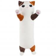 Мягкая игрушка DGT-PLUSH Котик-ленивец 64 см белый с бежевым KLZH2
