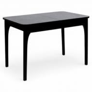 Стіл обідній Сансет 1100(1450)x700x750мм мармур чорний/чорний