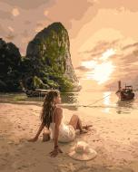 Картина по номерам Влюблена в море Идейка