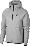 Джемпер Nike M NSW TCH FLC HOODIE FZ 928483-063 р. L серый Джемпер Nike M NSW TCH FLC HOODIE FZ 928483-063 р. L серый