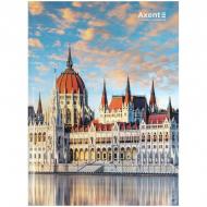 Книга для записей Axent А4- 203x273 мм 96 лист. клетка City Budapest