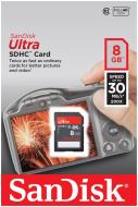 Карта памяти SanDisk Ultra SDHC Class 10 UHS-I 8GB 40MB/s (SDSDUN-008G-G46)