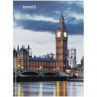 Книга для записей Axent А4- 203x273 мм 96 лист. клетка City London