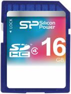 Карта памяти Silicon Power SDHC 16GB Class 4 (SP016GBSDH004V10)