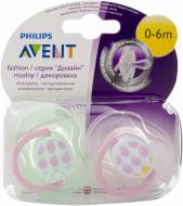 Набор пустышек Philips Avent Fashion 2 шт SCF172/18 pink Набор пустышек Philips Avent Fashion 2 шт SCF172/18 pink