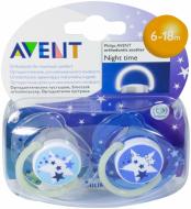Пустышка Philips Avent Ночная SCF176/22 884017622300 2 шт Пустышка Philips Avent Ночная SCF176/22 884017622300 2 шт